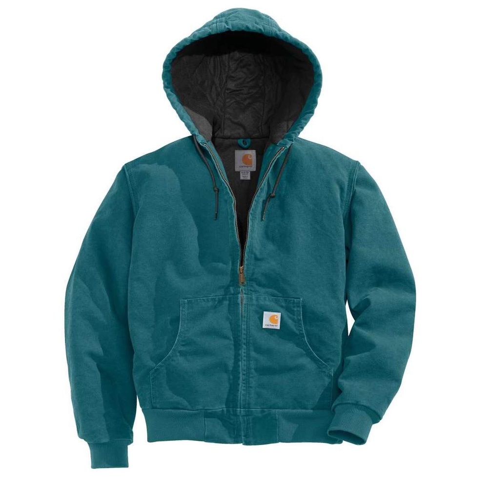 Teal Carhartt Sandstone Jacket